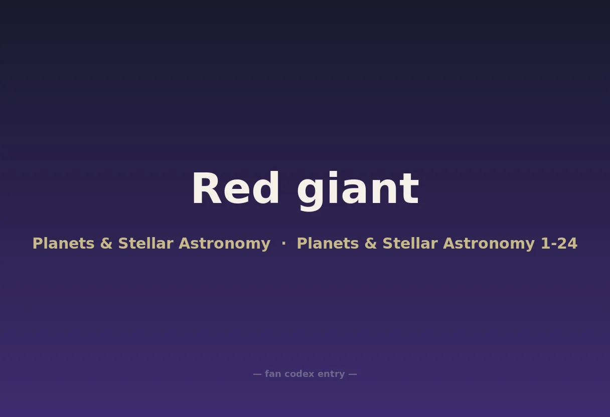 Red giant