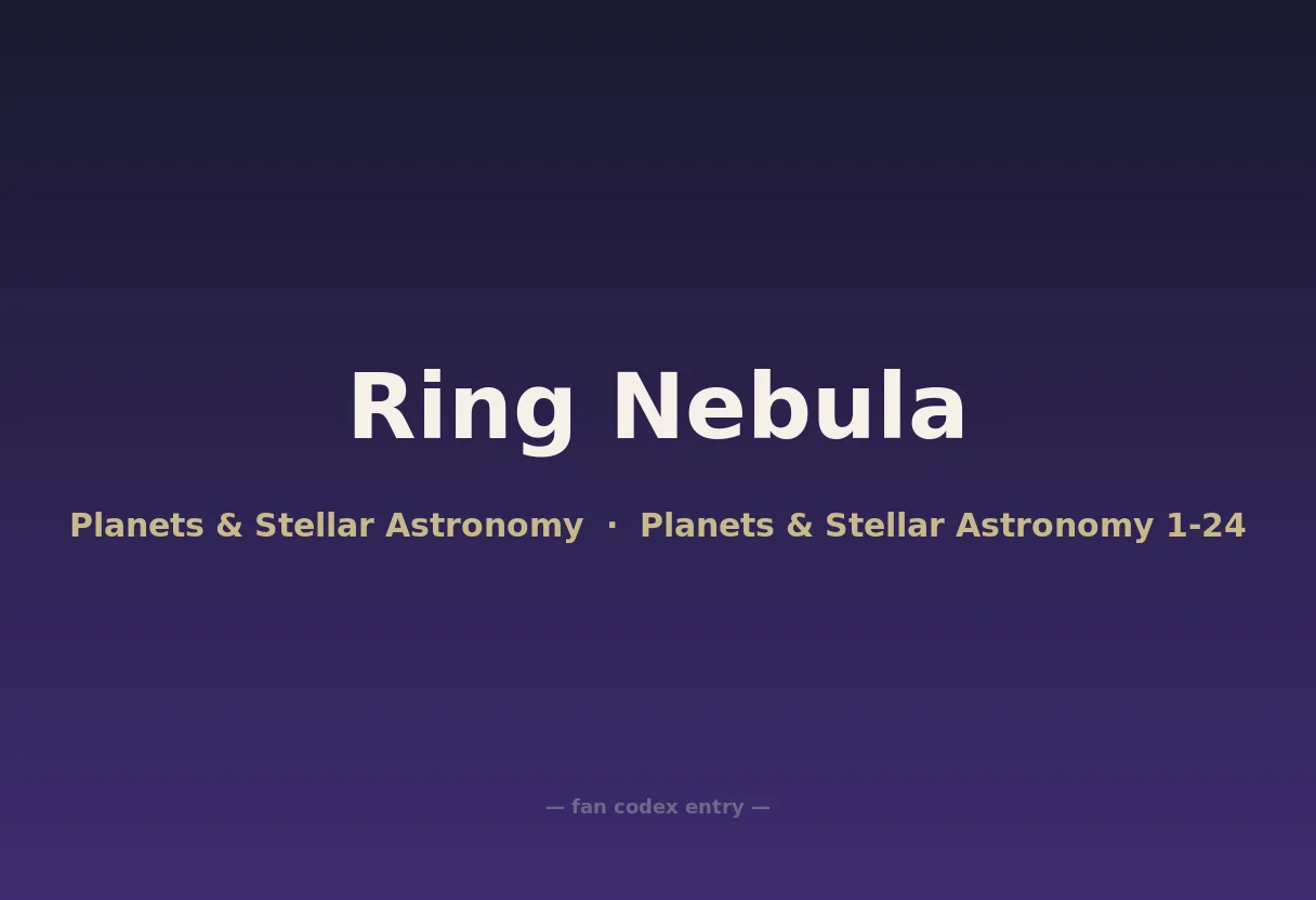 Ring Nebula
